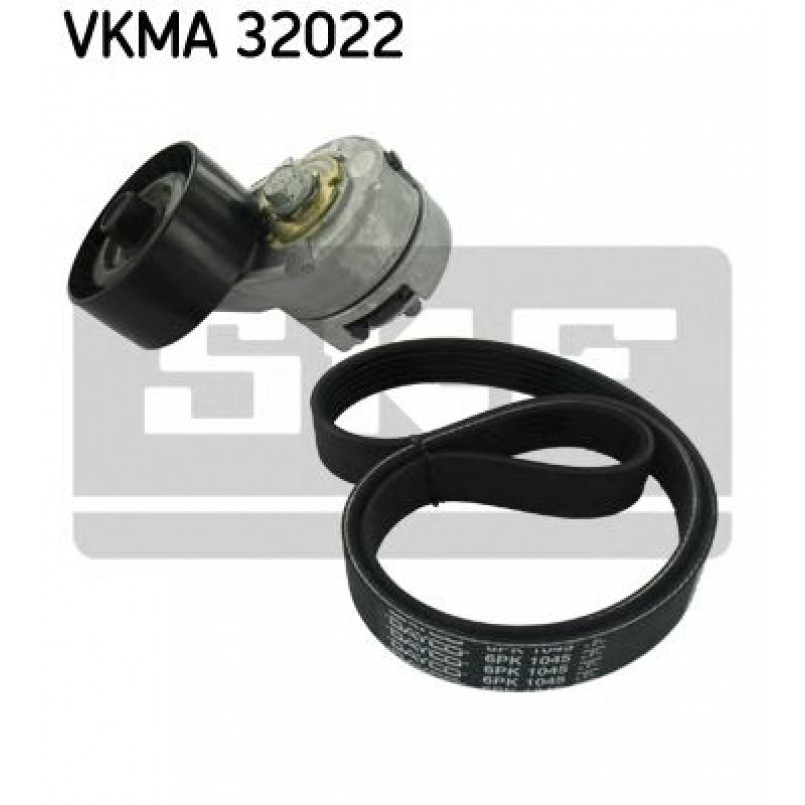 VKMA 32022 SKF Комплект доріжкового ремня